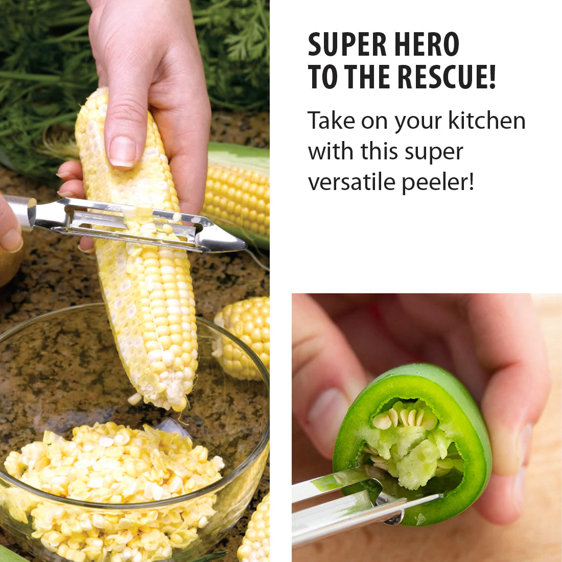 DELUXE VEGETABLE PEELER